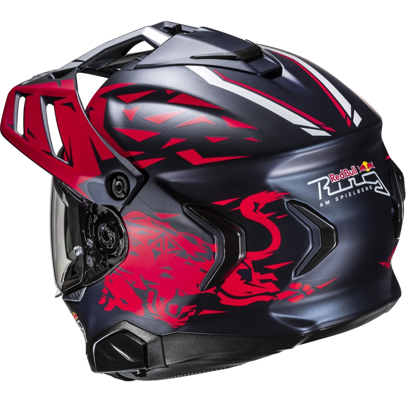 Cască de motocicletă enduro HJC RPHA 60 Spielberg Red Bull Ring MC21SF albastru-roșu