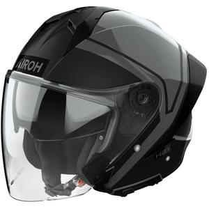 Cască de motocicletă deschisă Airoh H21 Square, negru mat-lucios
