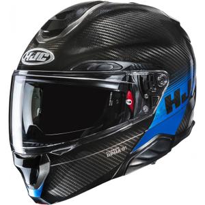 Cască de motocicletă pliabilă HJC RPHA 91 CARBON Elig MC2 negru-albastru
