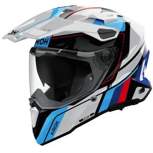 Cască Enduro Airoh Commander 2 Skip alb lucios
