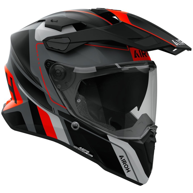 Cască Airoh Commander 2 Skip Enduro Portocalie Mată
