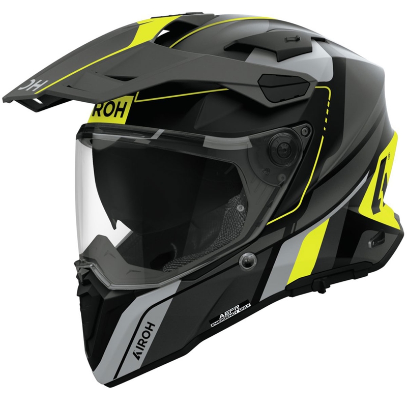 Cască Enduro Airoh Commander 2 Skip galben mat