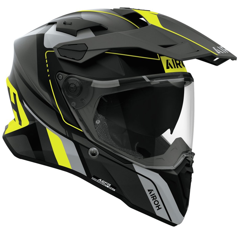 Cască Enduro Airoh Commander 2 Skip galben mat