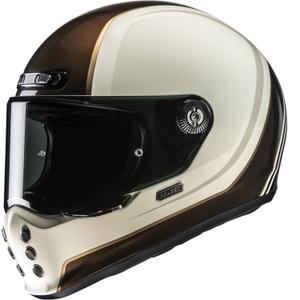 Cască integrală pentru motocicletă HJC V10 Hodu MC9 bej-maro