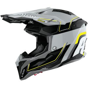 Cască motocross Airoh Aviator 3 Leader, galben lucios