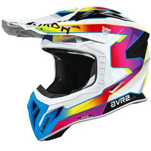 Cască motocross Airoh Aviator ACE 2 Sunrise, multicoloră, lucioasă