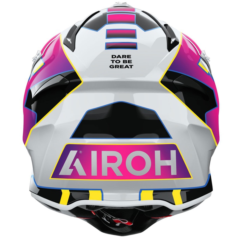Cască motocross Airoh Aviator ACE 2 Sunrise, multicoloră, lucioasă