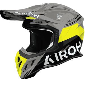 Cască motocross Airoh Aviator ACE 2 Fury, galben lucios