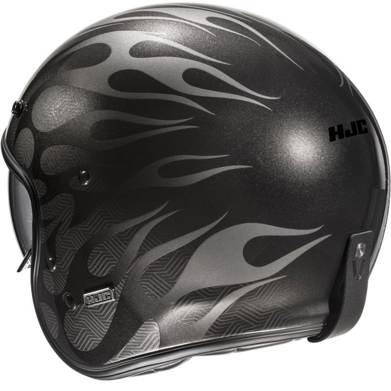 Cască de motocicletă deschisă HJC V31 Firo MC5 negru-gri