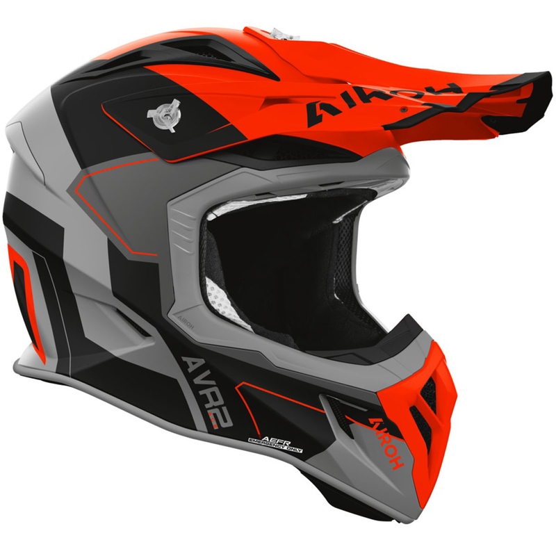 Cască motocross Airoh Aviator ACE 2 Shield portocaliu mat