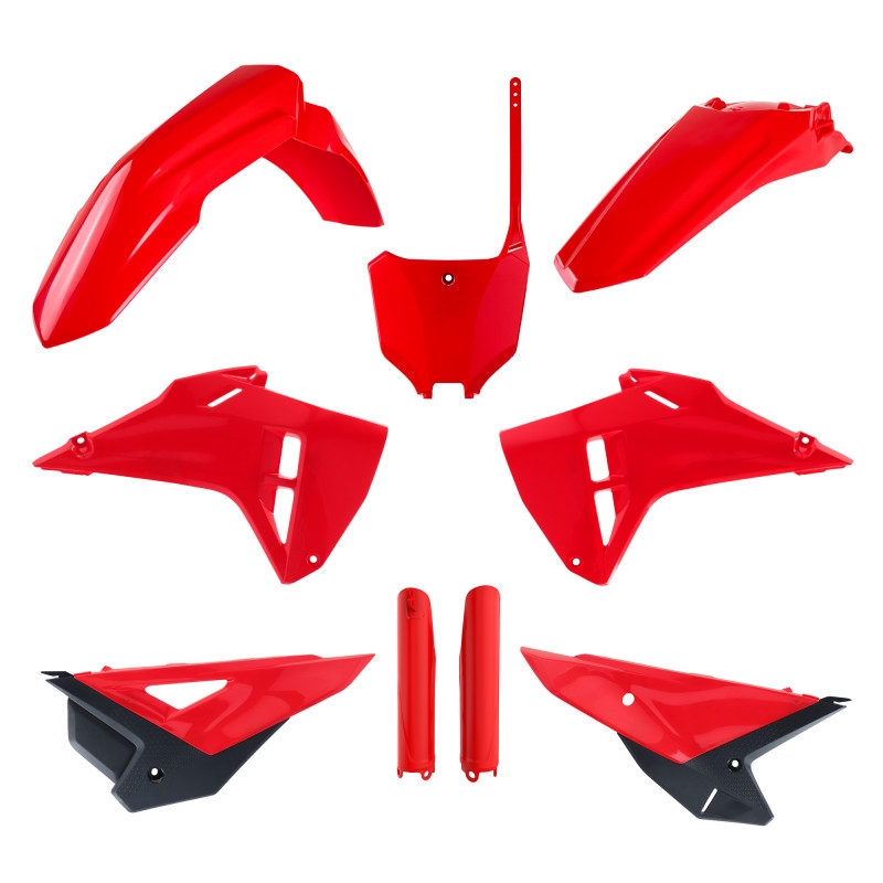 Kit plastice POLISPORT restyling Rosu