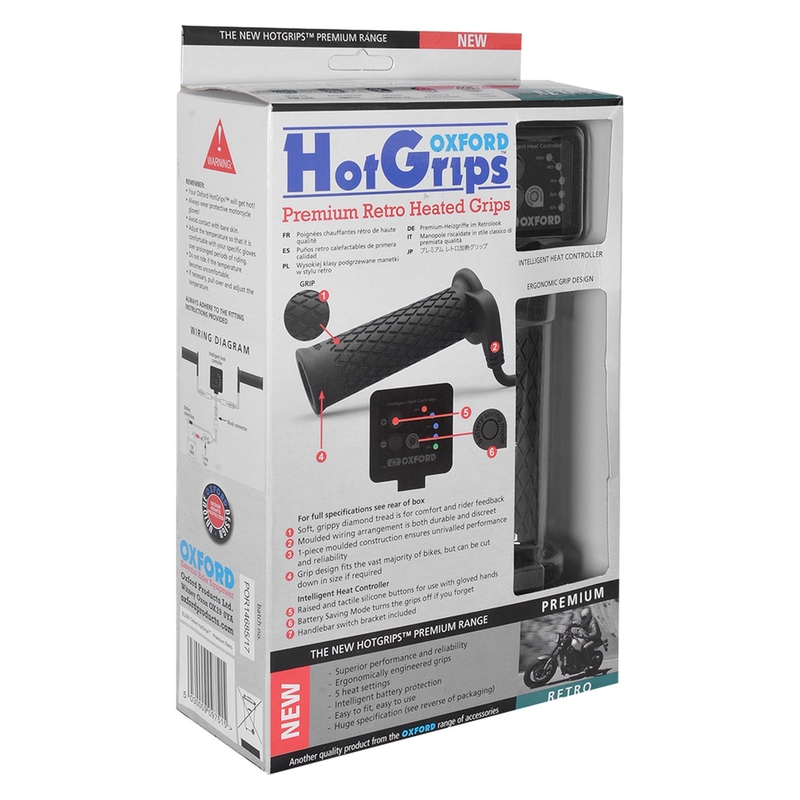 Oxford Hotgrips Premium New Retro lichidare
