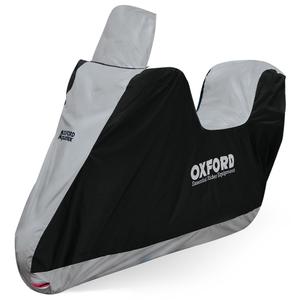 Oxford Aquatex Aquatex Highscreen Prelata pentru motociclete Scooter cu compartiment pentru portbagaj și plexi înalt
