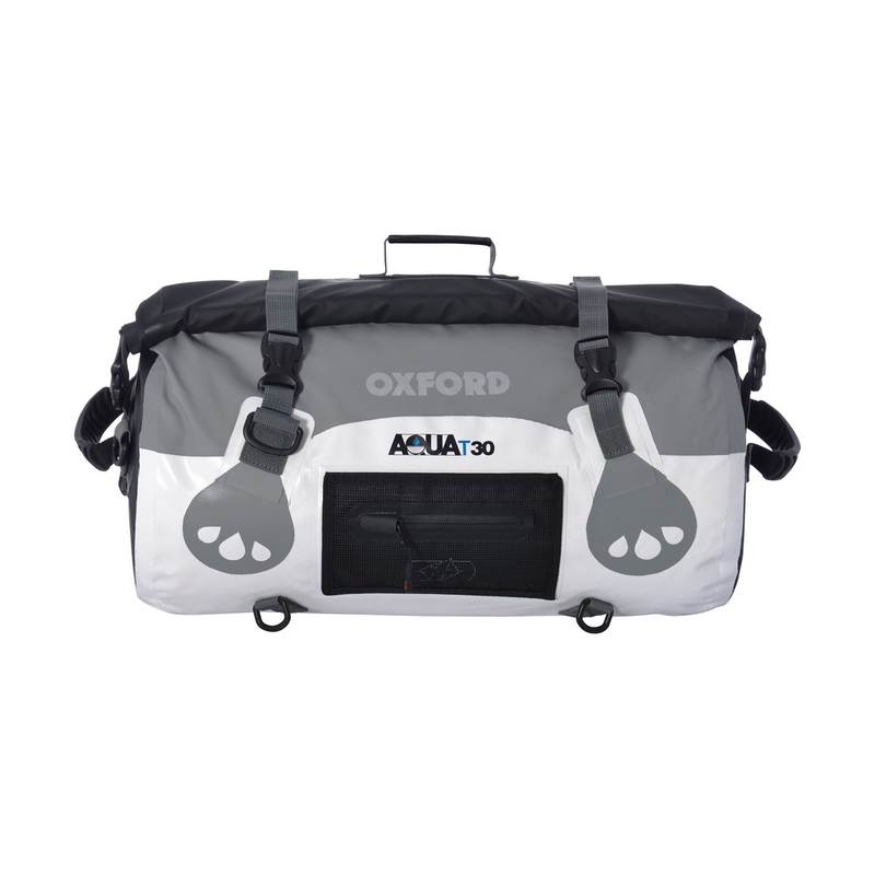 Impermeabil Oxford Oxford Aqua30 Roll Bag alb-gri