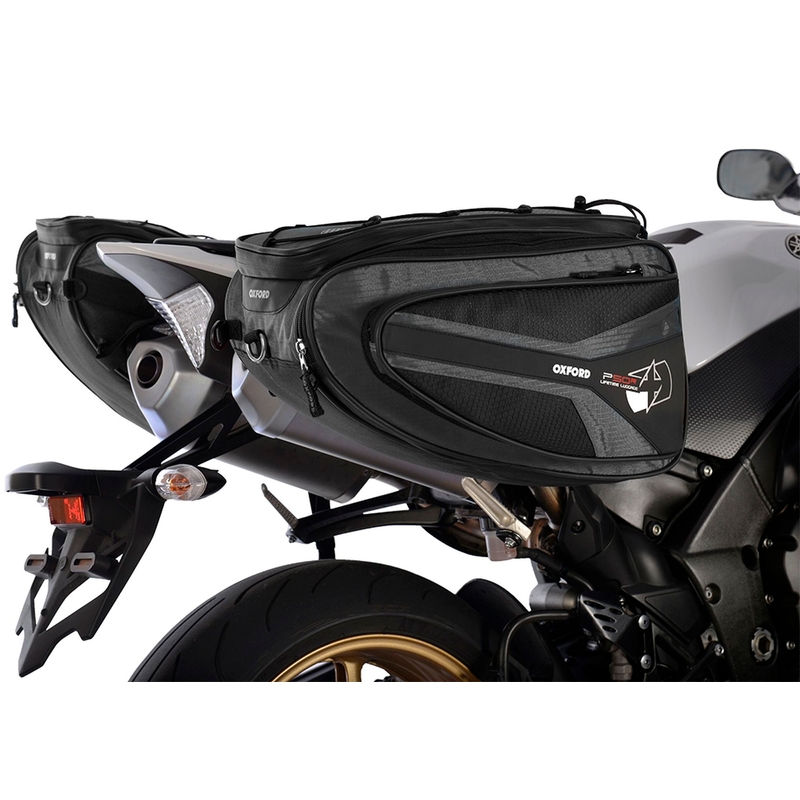 Oxford P50R motocicletă lateral panniers negru  negru výprodej lichidare