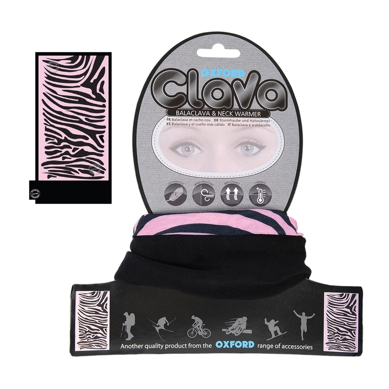 Oxford Clava Zebra Oxford Clava Zebra balaclava și încălzitor de gât