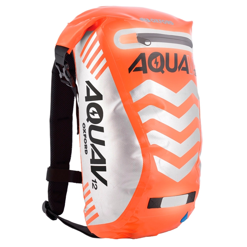 Rucsac impermeabil Oxford Aqua V12 Extreme Visibility portocaliu fluo