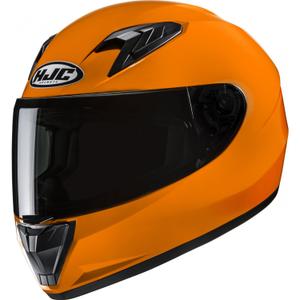 Cască integrală pentru motocicletă pentru copii HJC Y10 Solid Tramotno portocalie