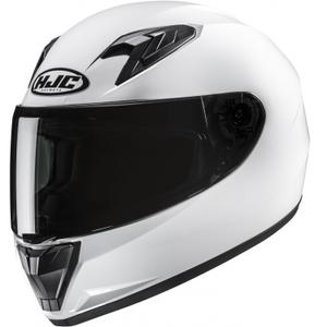 Cască integrală pentru motocicletă pentru copii HJC Y10 Solid alb perlat