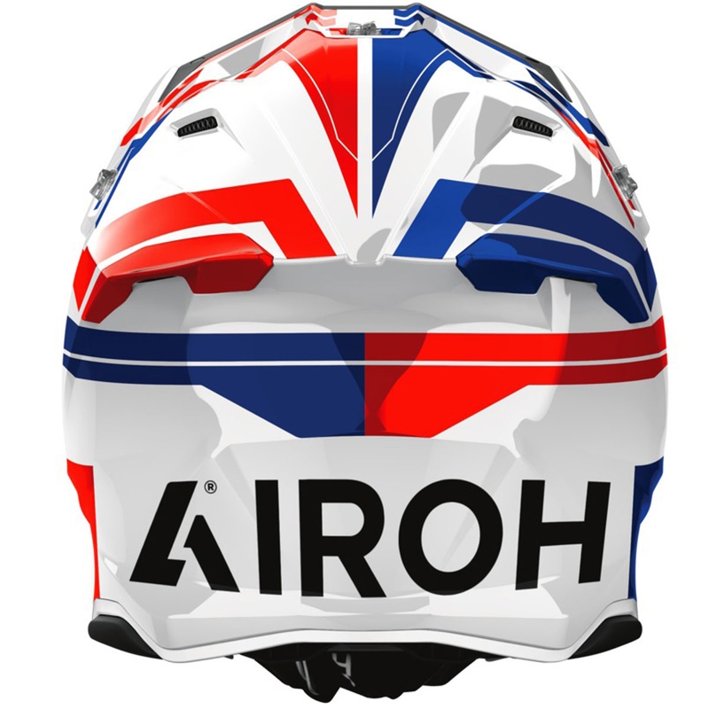 Cască motocross Airoh Twist 3 Dynasty albastru-roșu lucios