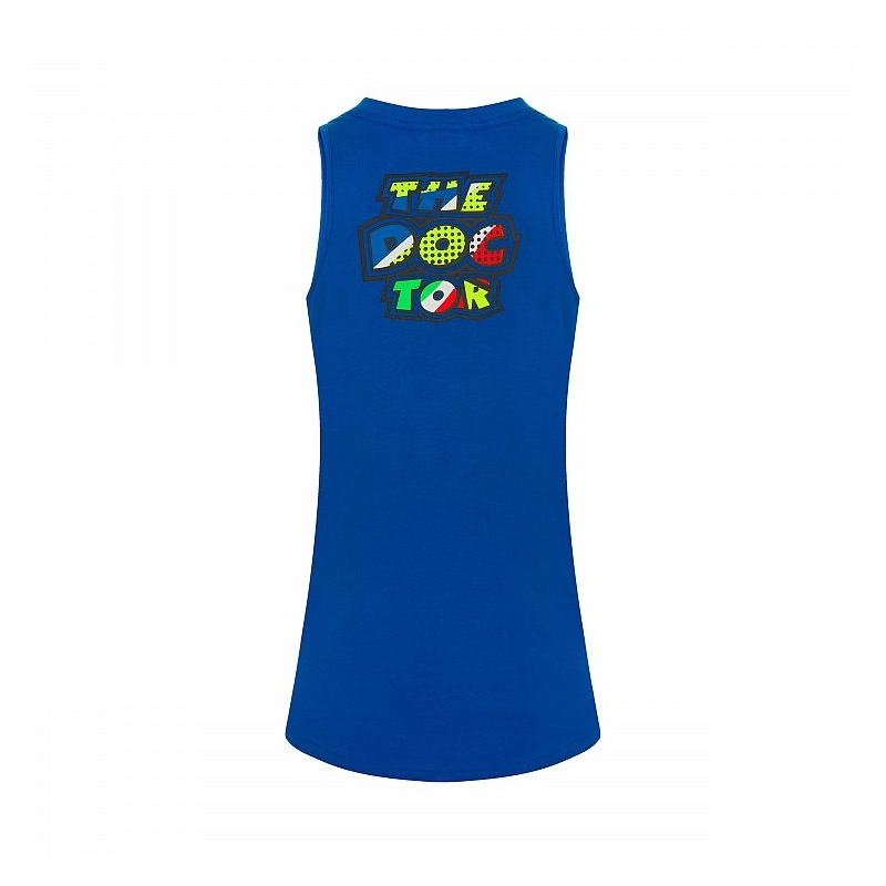 Tricou pentru femei VR46 Valentino Rossi POP ART albastru
