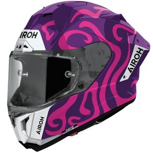 Cască integrală pentru motocicletă Airoh GP800 Swain, violet lucios