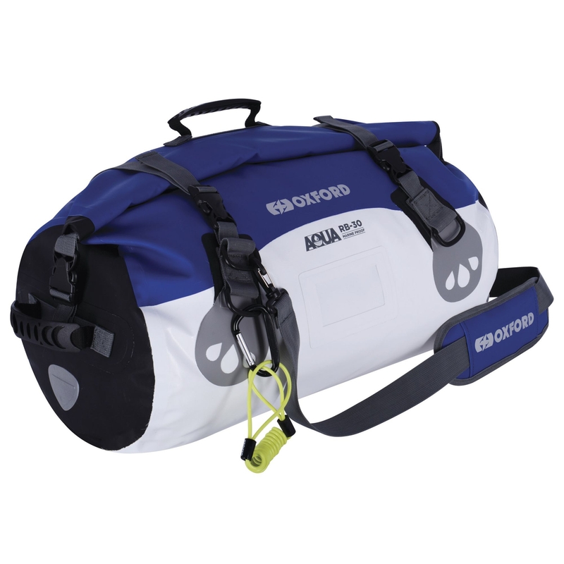 Impermeabil Oxford Aqua Aqua RB-30 Roll Bag alb-albastru