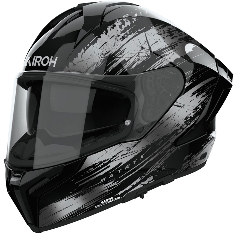 Cască integrală de motocicletă Airoh MATRYX Reflex gri lucios