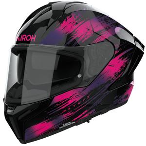 Cască integrală de motocicletă Airoh MATRYX Reflex, violet lucios