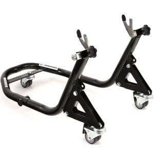 Suport spate mobil pentru motocicletă cu furci pentru rulouri R-TECH