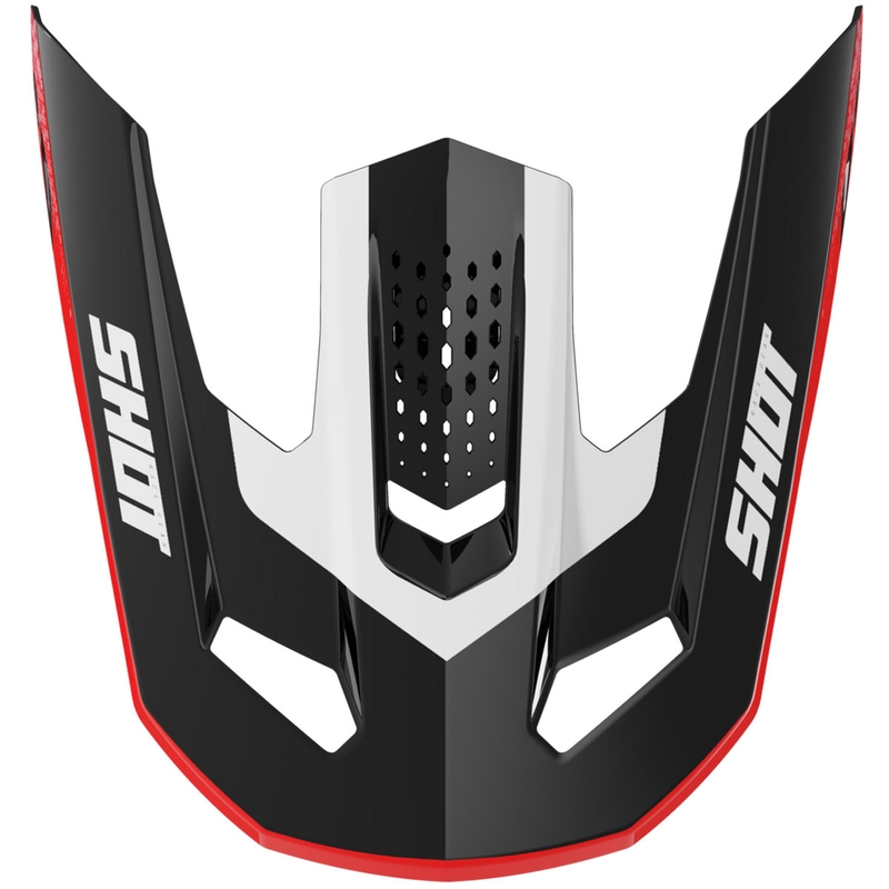 Vizier pentru căștile Shot Speed Hybrid, roșu lucios