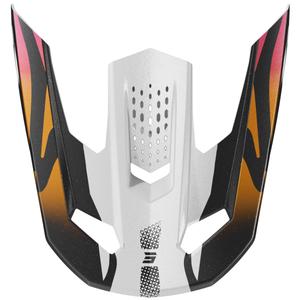 Viziera pentru cască Shot Speed Wave perla negru-alb