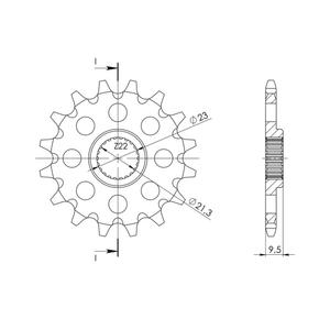 Pinion fata SUPERSPROX STEALTH CST-1577:15.2 15T, 520