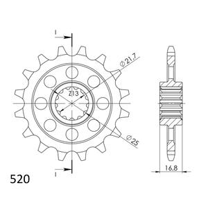 Pinion fata SUPERSPROX STEALTH CST-1373:16.2 16T, 520
