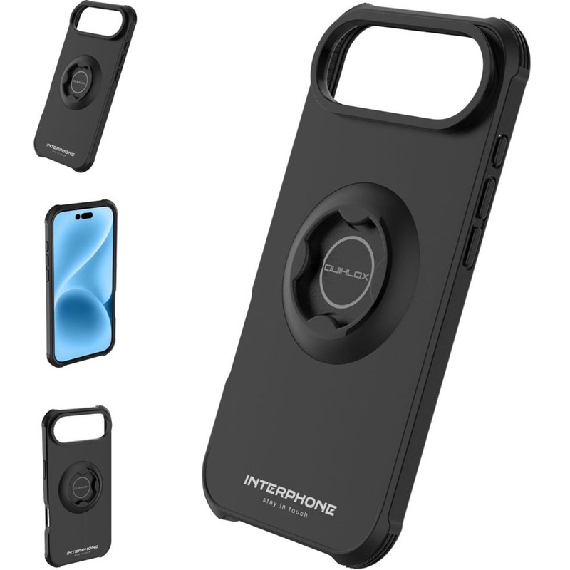 Carcasă pentru Interphone QUIKLOX Tetraforce-Apple iPhone 17 Air neagră