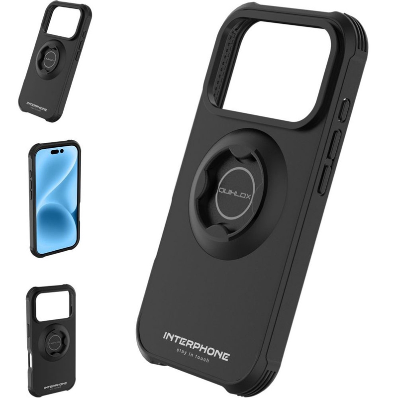 Carcasă telefon Interphone QUIKLOX Tetraforce-Apple iPhone 17 Pro Max neagră