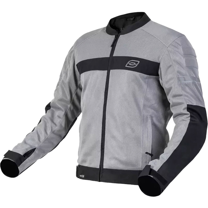 Geacă de motocicletă Ozone Dart argintiu-negru