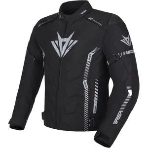 Geacă de motocicletă RSA Rider negru-gri-rou