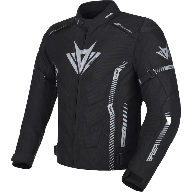 Geacă de motocicletă RSA Rider negru-gri-rou
