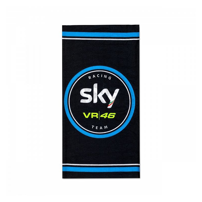 Încălțător de gât VR46 Valentino Rossi SKY RACING TEAM negru și albastru