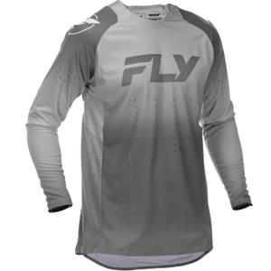 Tricou motocross FLY Racing Evolution alb-gri
