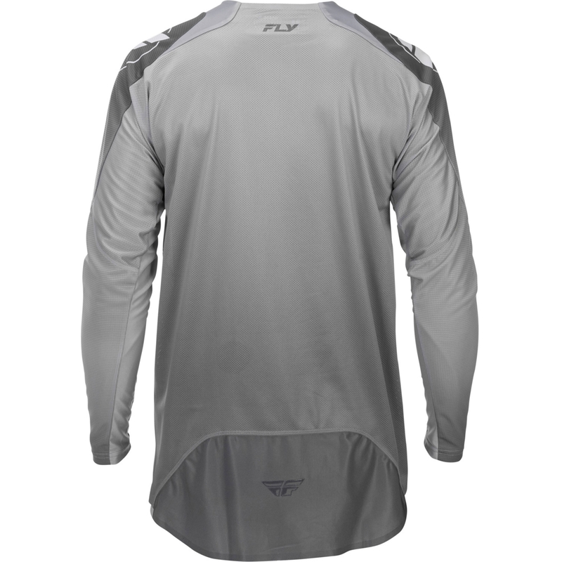 Tricou motocross FLY Racing Evolution alb-gri