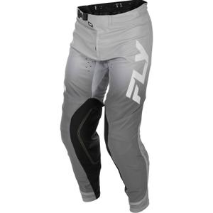 Pantaloni motocross FLY Racing Evolution alb-gri