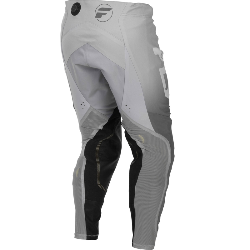 Pantaloni motocross FLY Racing Evolution alb-gri