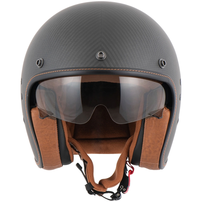 Cască Scorpion Belfast Evo Carbon Open Face Negru Mat