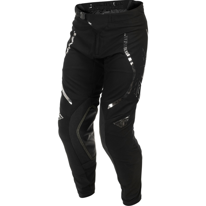 Pantaloni motocross FLY Racing Evolution SE negru-argintiu