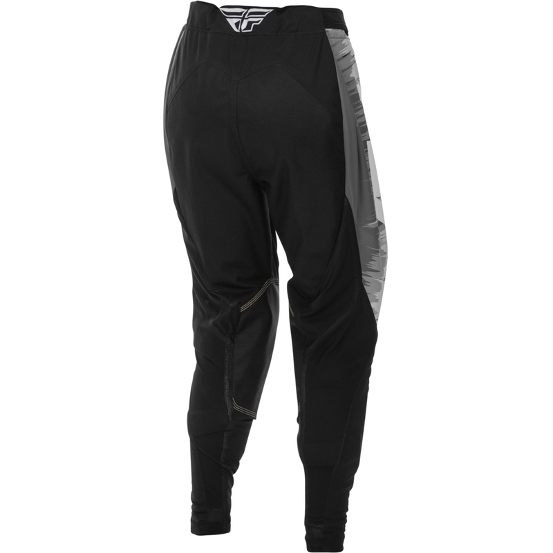 Pantaloni motocross pentru femei FLY Racing Lite negru-gri-alb