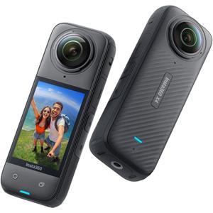 Pachet cameră de acțiune pentru motocicletă Insta360 X4, negru