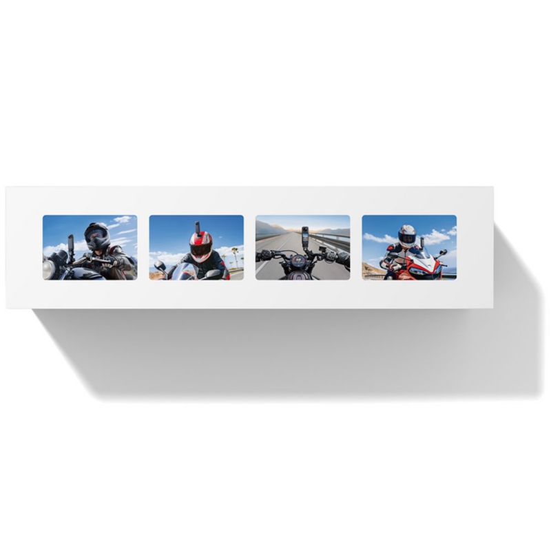 Pachet cameră de acțiune pentru motocicletă Insta360 X4, negru