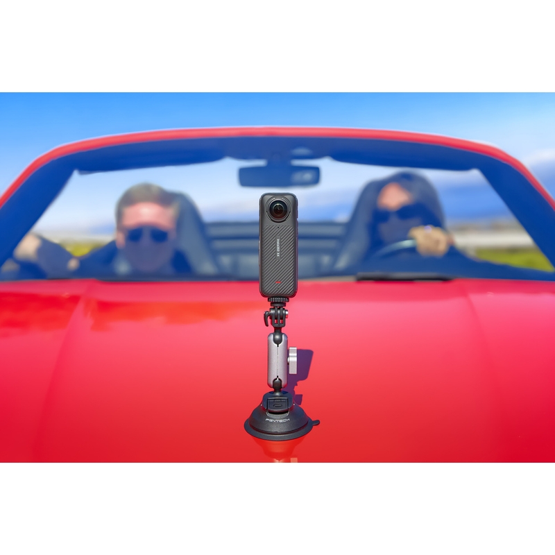 Pachet cameră de acțiune pentru motocicletă Insta360 X4, negru